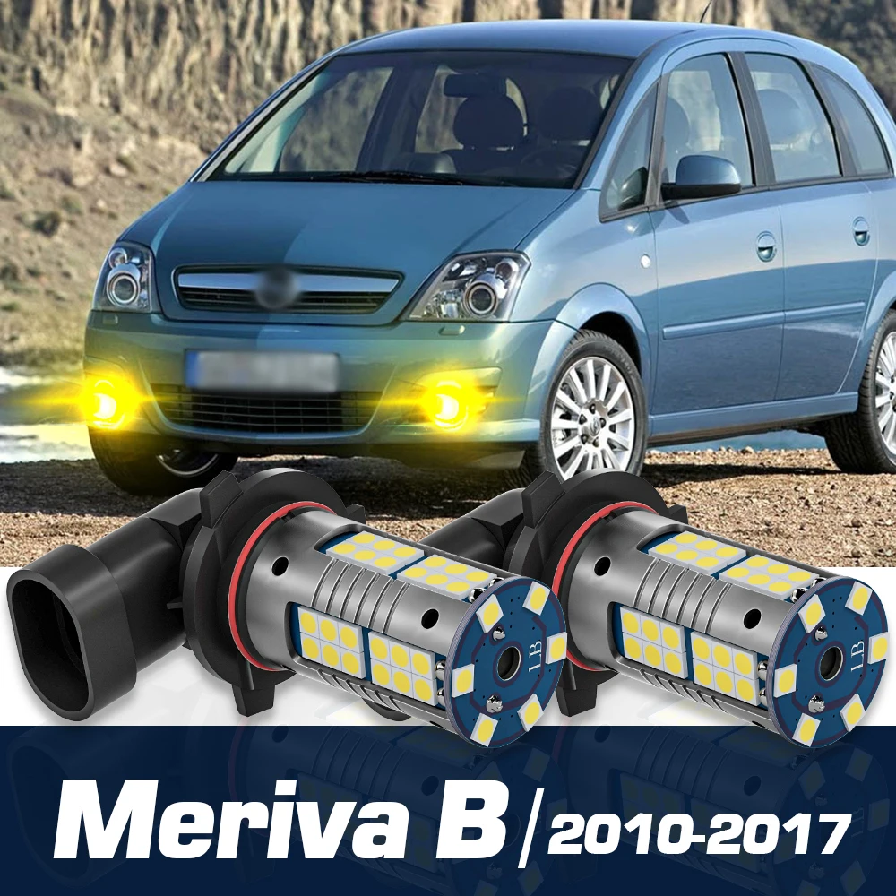 2 sztuki akcesoriów do świateł przeciwmgielnych LED Canbus do Opel Meriva B 2010-2017 2011 2012 2013 2014 2015 2016