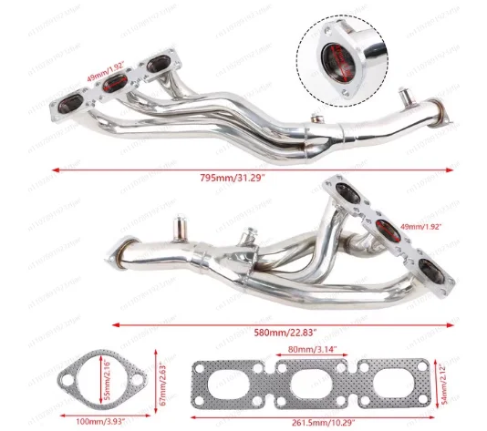 Stainless Steel Downpipe Exhaust Header System forE46 325i Performance Upgrade Car Parts Hot Sale