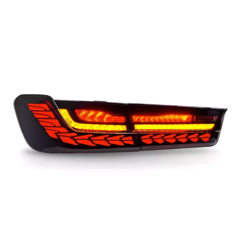 Suitable For 19-22 BMW 3 Series G20 G28 Tail Light Assembly Modification With LED Dragon Scale Driving Flow Light Turn Signal