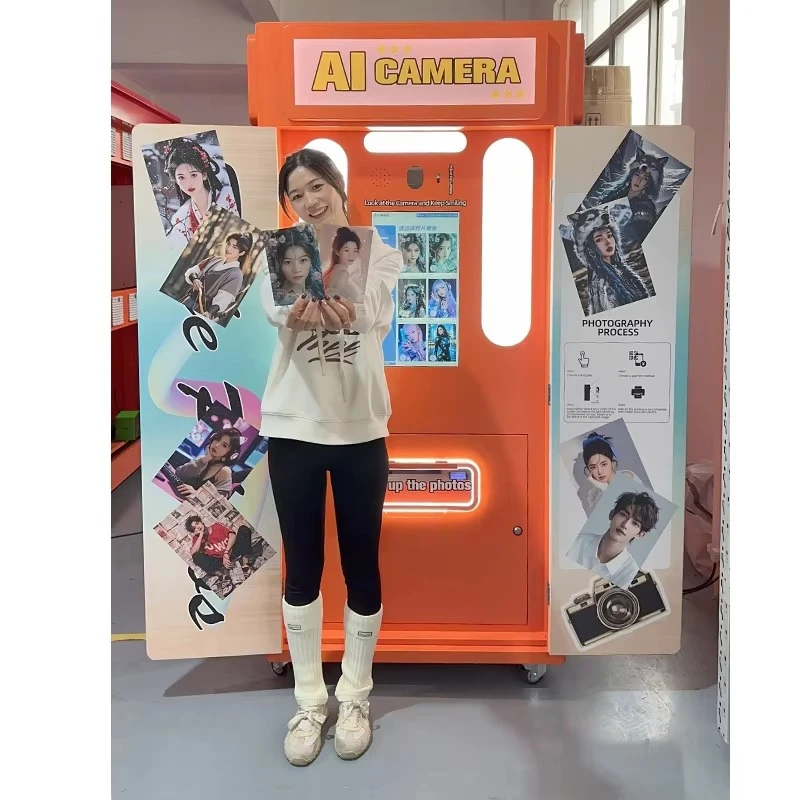 Self-Portrait Photo Booth Printer Cash Card Payment System with Customizable for Shopping Mall Entertainment Photo Booths