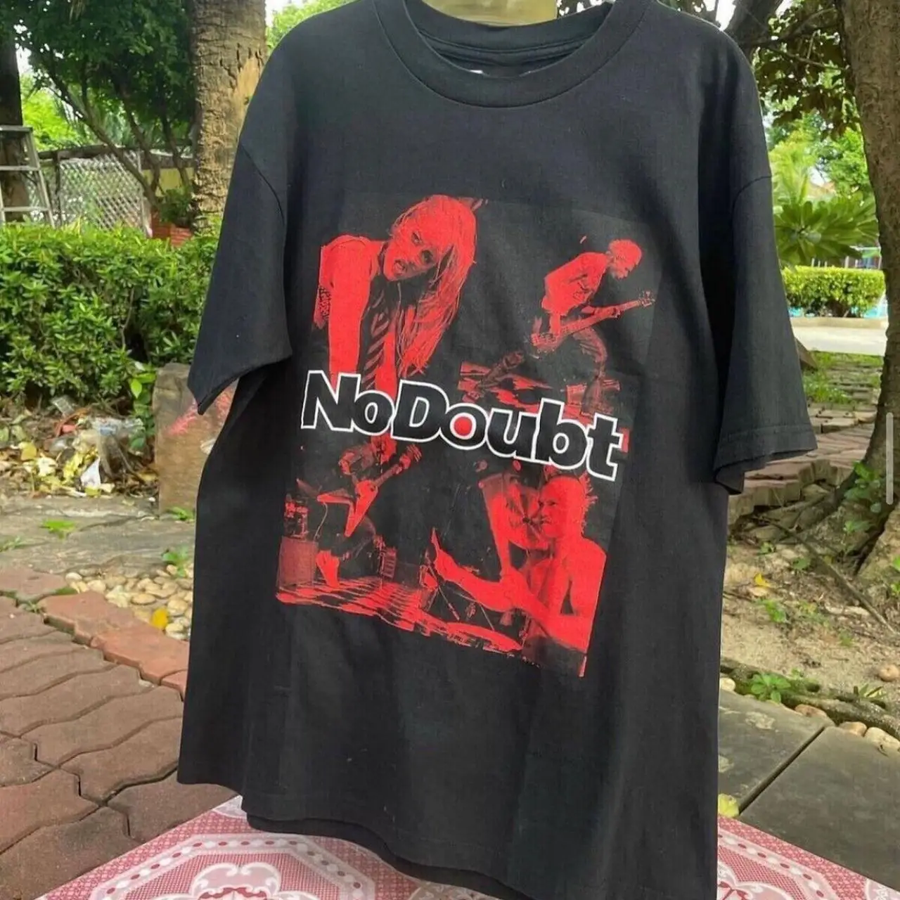 Vintage No Doubt Usa Tour 2002 Black T Shirt Reprint KH3277