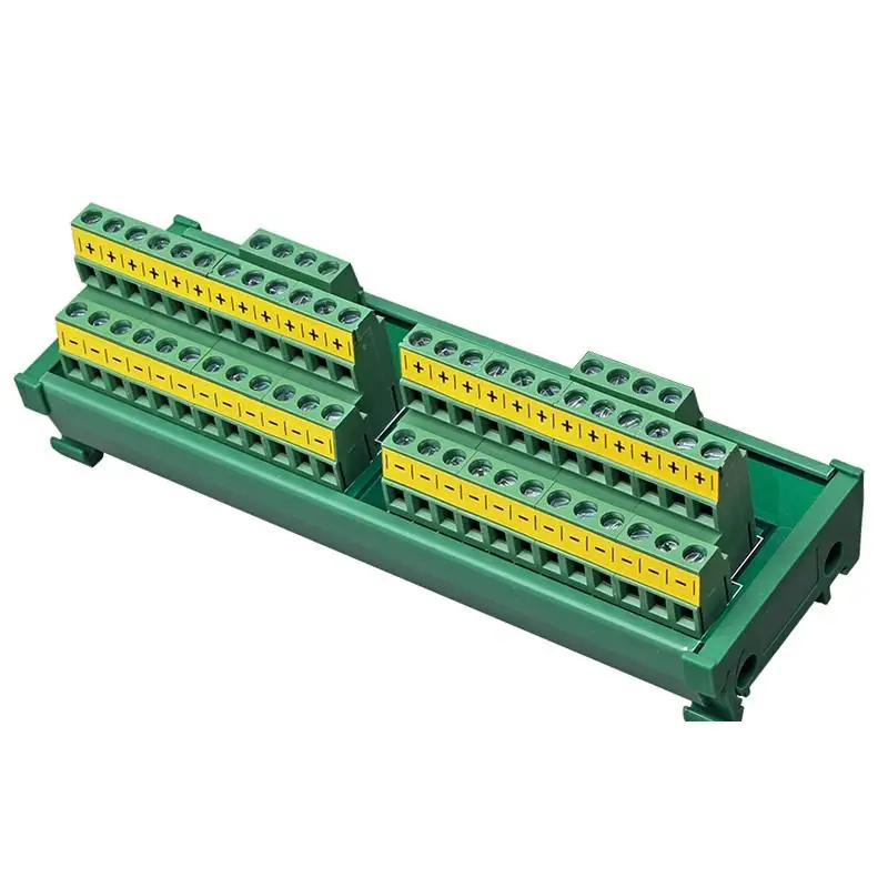 Power terminal distribution box one into a more public end power split into 24 out of the positive and negative terminals