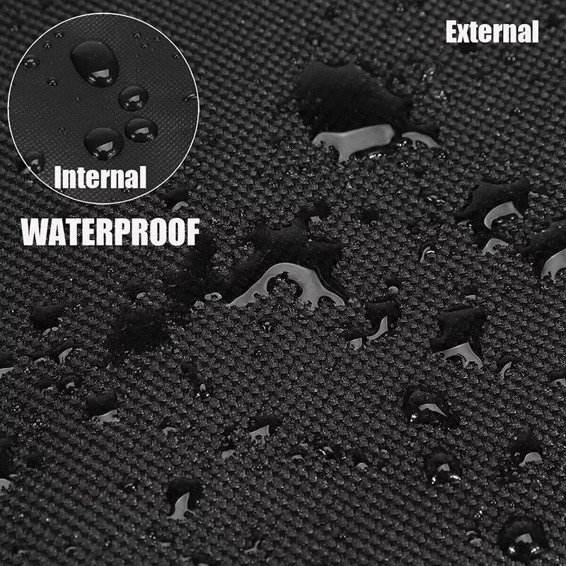 1pc à prova dwaterproof água pára-sol deluxe para volkswagen t5 t6 e rvs preto oxford tecido grosso proteção uv pára-brisa capa