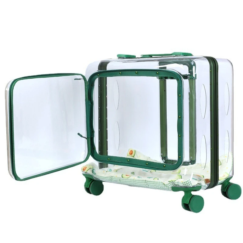 

cat bag out trolley case, pet backpack, large-capacity cat suitcase.