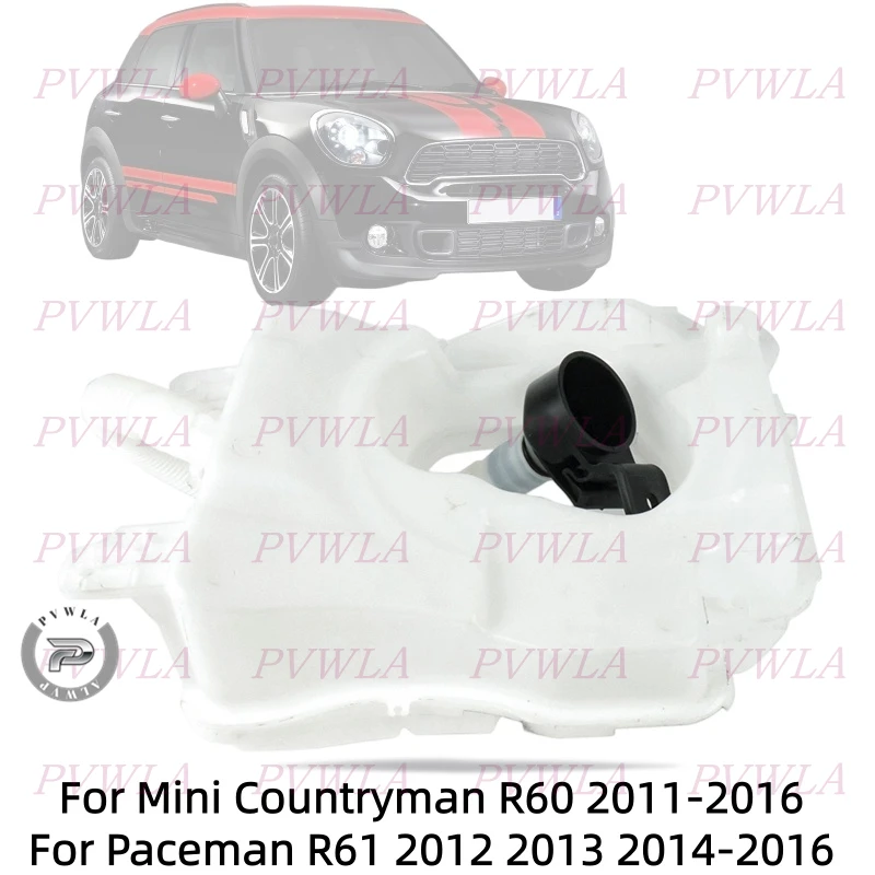 Wiper Water Bottle For Mini Countryman R60 2011-2016/Paceman R61 2012 2013 2014 2015 2016 Car Windscreen Washer Tank 61669802203