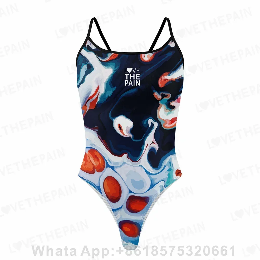 

One Piece Sexy Swimsuit Women Thin Belt Swimsuit Training Swimwear Backless Bathing Suit Beachwear Swim Wear Monokini