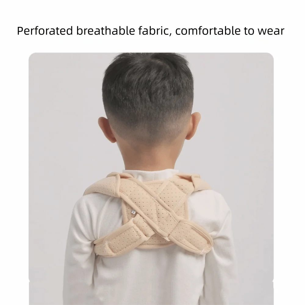 Composite Cloth Clavicle Brace Hunchback Correction Adjustable Strap Posture Corrector