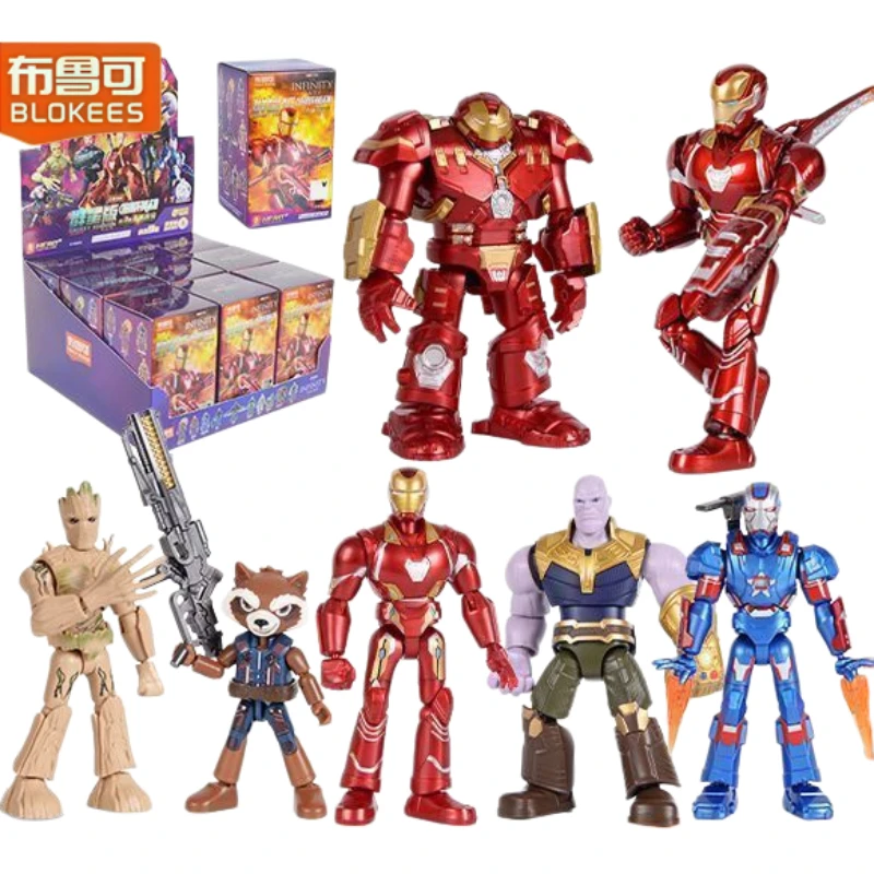 BLOKEES Transformers Action Figures Building Blocks Robot ModerKid Collection Home Decorations Assembling Toy Model Gifts