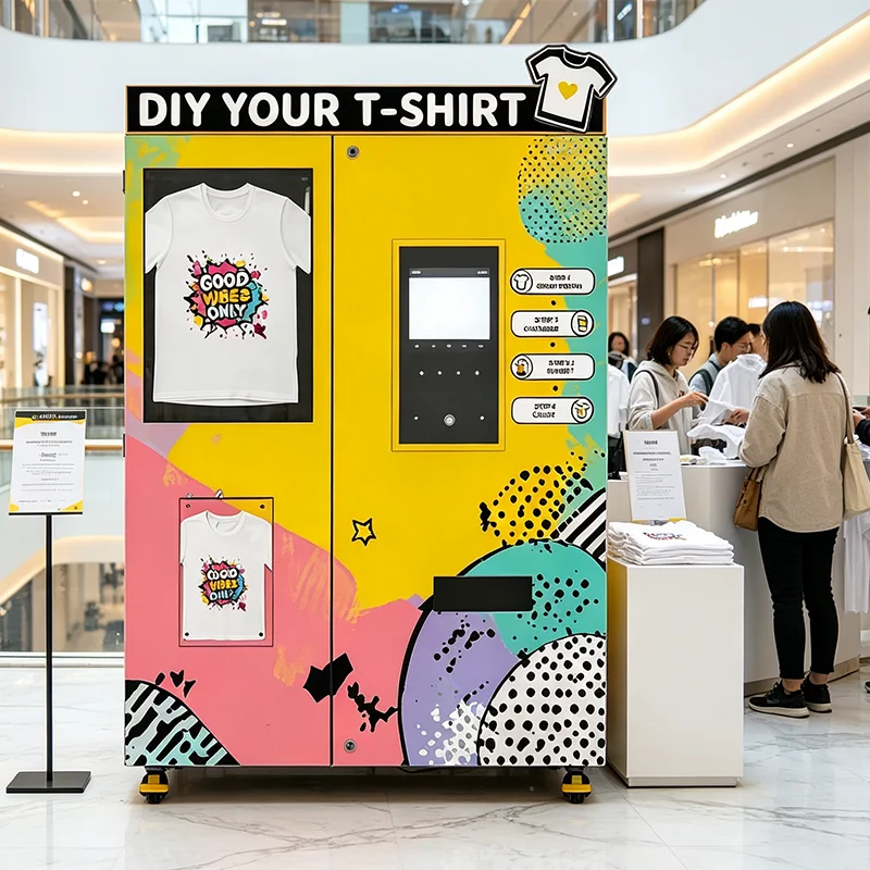 UV DTF Printer Vending Machine Phone Case T-Shirt Custom DIY Auto Transfer Device for Etsy Seller