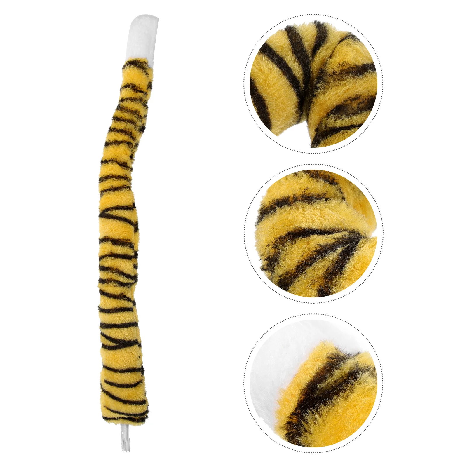 Halloween Tiger Tail Cute Animal for Long Party Cosplay Costume Fabric Carnival