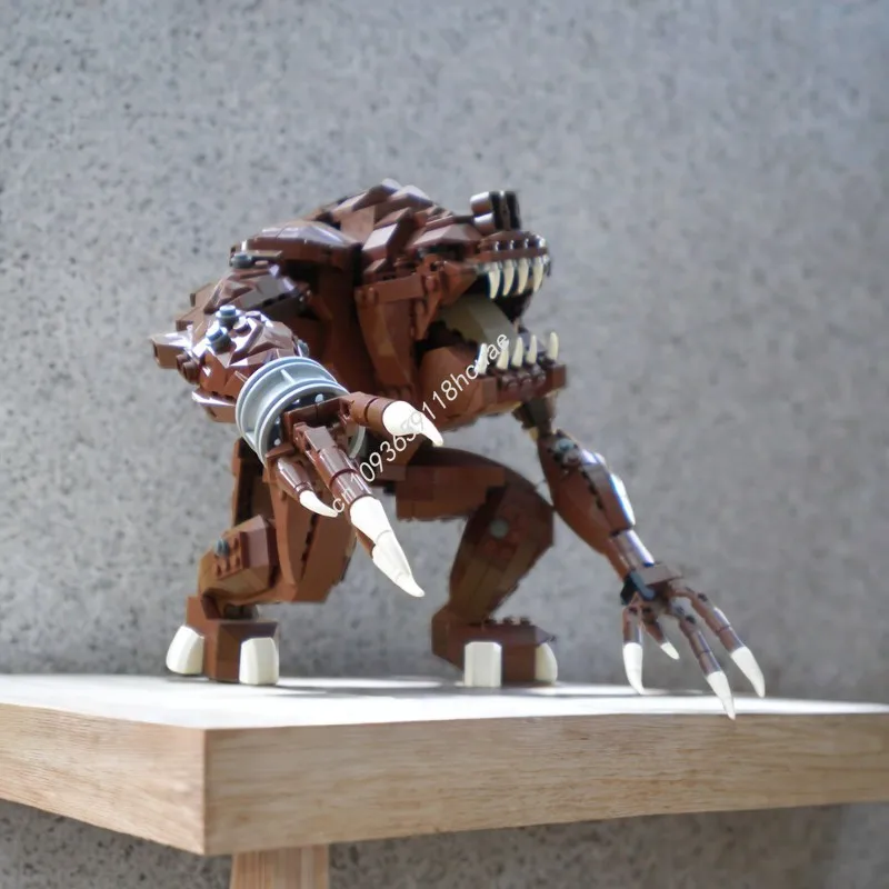 

1037 шт. строительные блоки модели Star Batter Rancor — идеальная серия коллекционеров, модульное существо, идеальный подарок на день рождения для коллекционеров