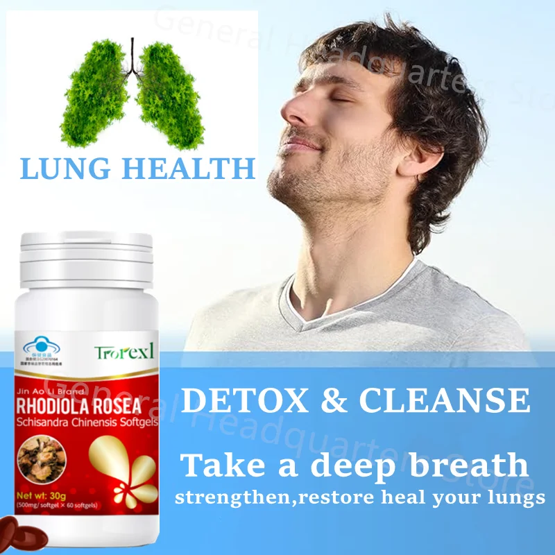 

Lung Support Supplement Lung Cleanse & Detox Formula for Bronchial & Respiratory System.helps To Stop Smoking for Lung Healthy