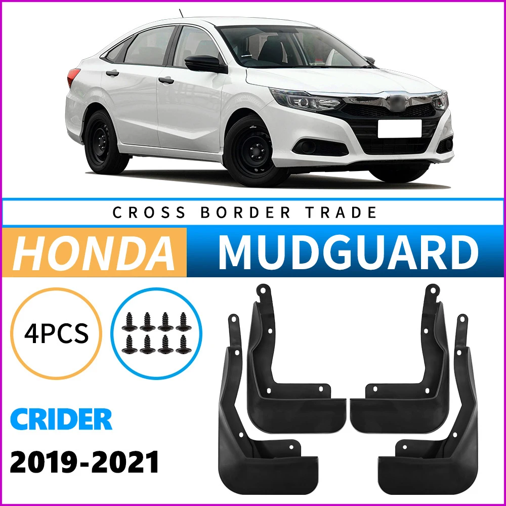 Car MudFlaps Mudguards Anti Splash For Honda Crider 2019-2021 Front Rear Wheels Fender Car Accessories 4Pcs