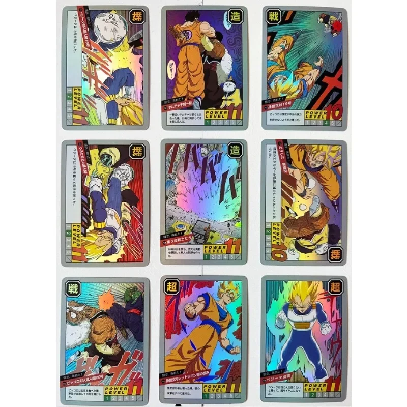 54 Stks/set Drakenbal Vechten Tegen De Vijfde Bom Zelf Gemaakte Refractie Raster Flash Card Anime Klassiekers Spel Collectie Kaarten Speelgoed Cadeau