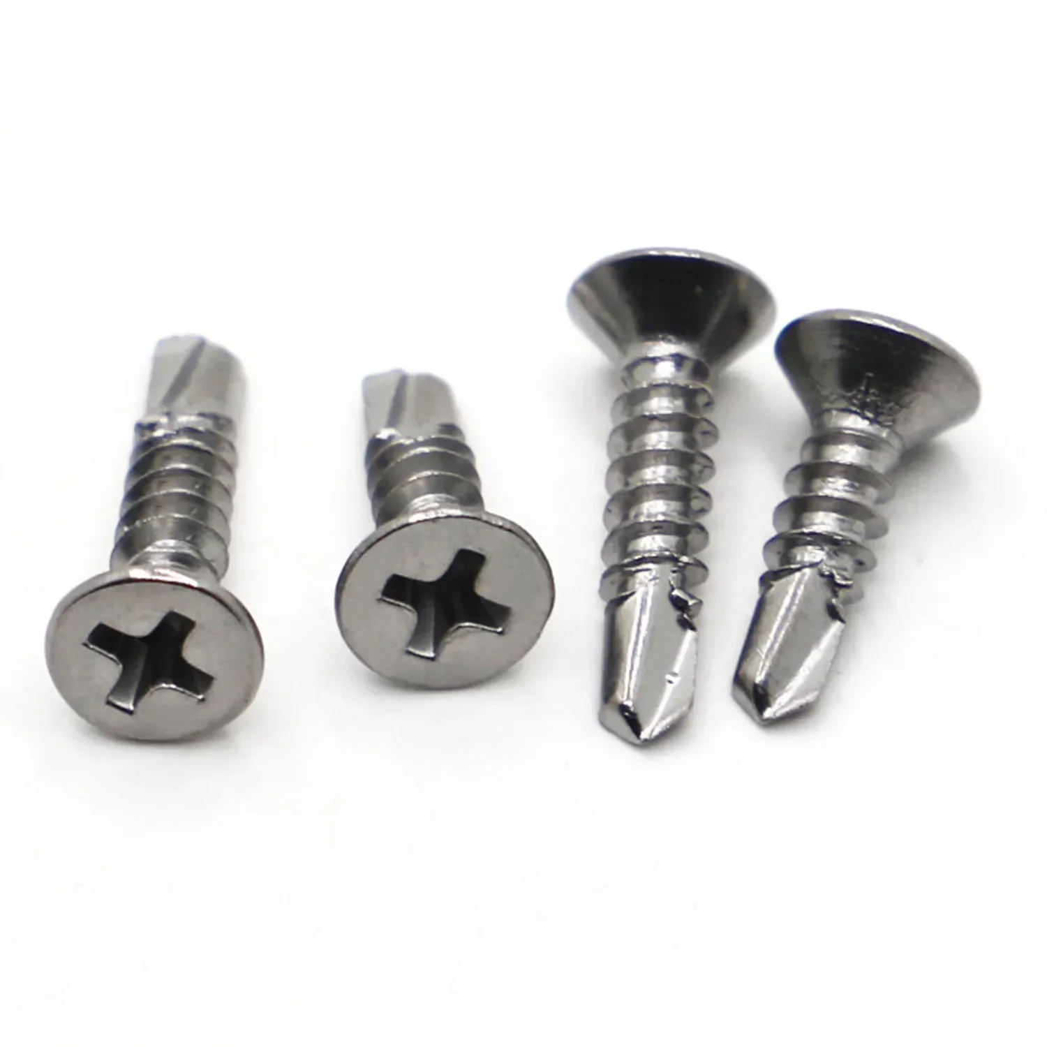 M3.5 M4.2 M4.8 M5.5 M6.3 410 Stainless Steel Phillips Flat Head Self-drilling Screw Self-tapping Dovetail Screw