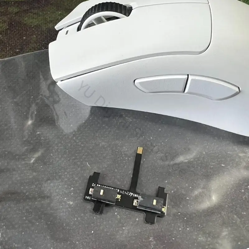 96BA Maus-Seitentastatur-Ersatz mit Schaltungsstruktur und Flachbandkabel, Reparaturteil für Deathadder V3Pro beschädigte Seite – Detail 7