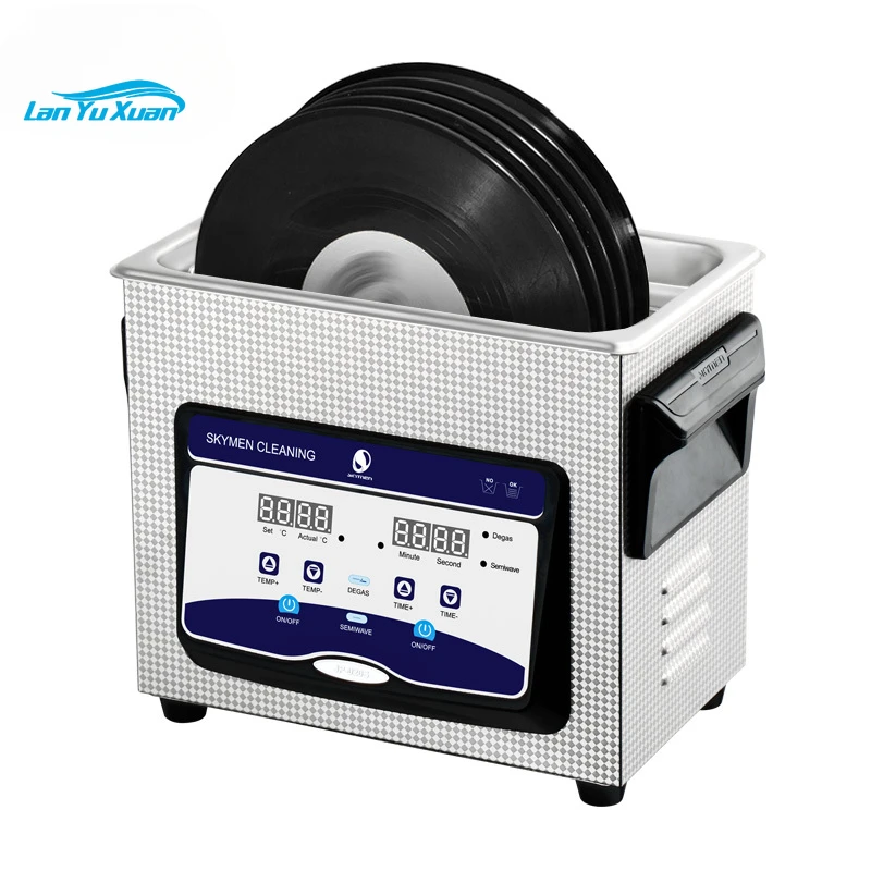 Skymen JP-020S Pulitore ad ultrasuoni per dischi in vinile LP per pulizia ad ultrasuoni 3.2L