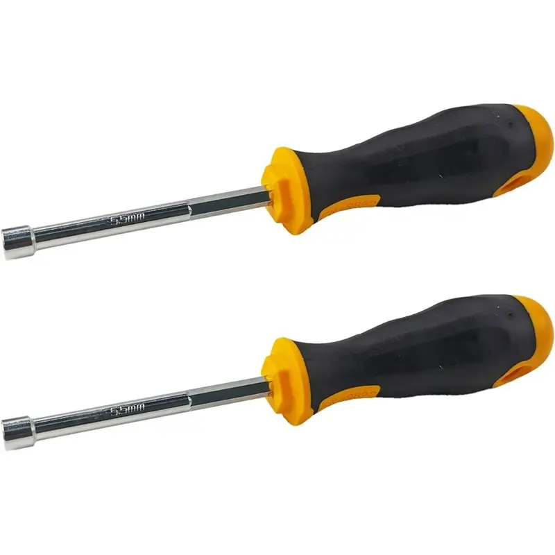 

CQMF-2PCS 5,5 мм торцевой ключ, отвертка, шестигранная гайка из высокоуглеродистой стали с удобной ручкой для инструментов для ремонта своими руками