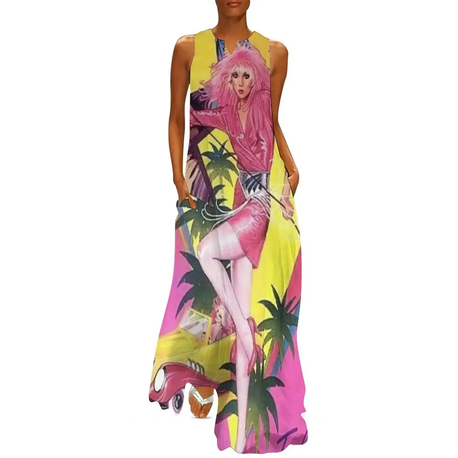 

Jem and the holograms Long Dress luxury woman evening dress wedding dresses for parties womans clothing Dress