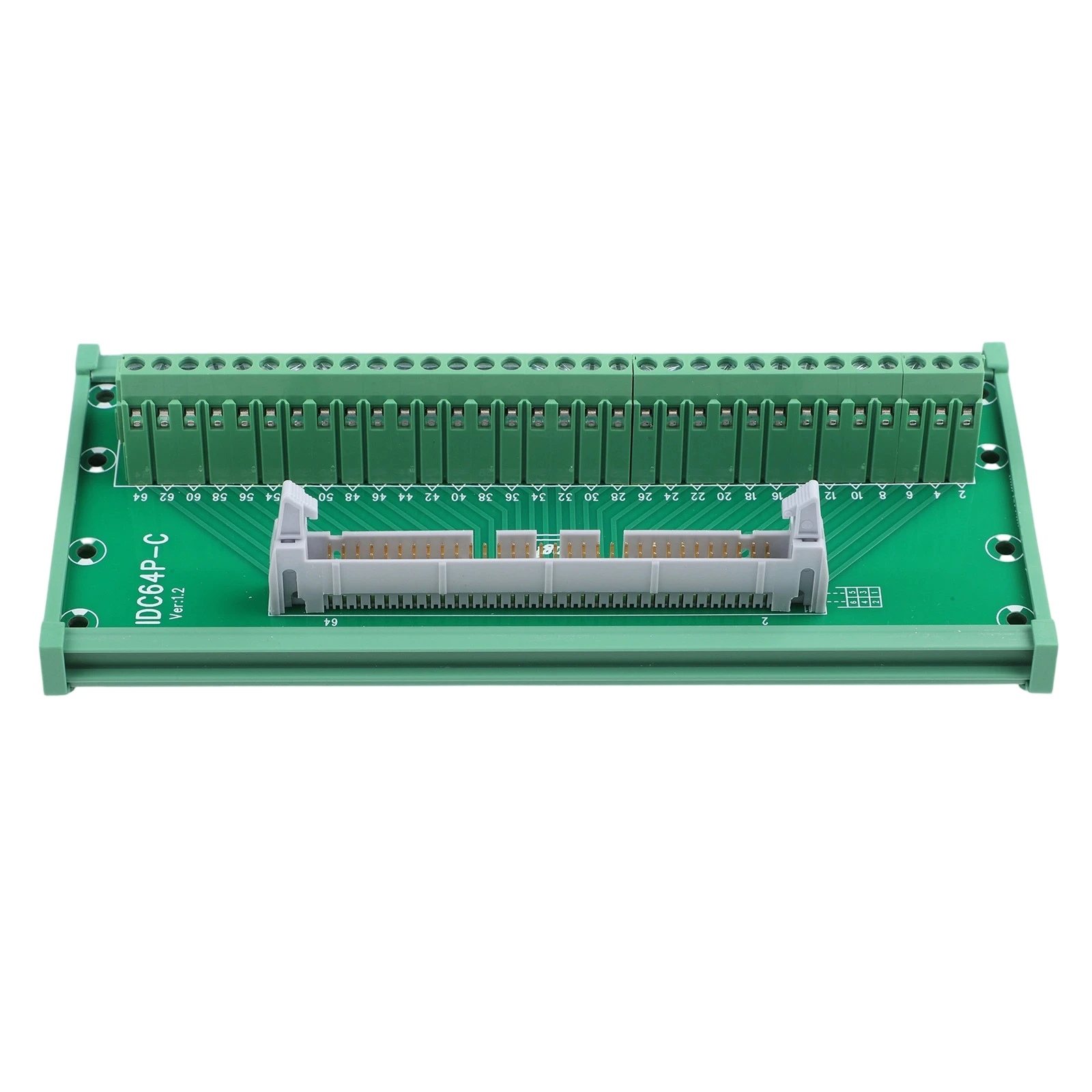 64 Pin IDC64P C Type Connector Terminal Block with Protective Shell Designed for Mitsubishi and For industrial Automation Use