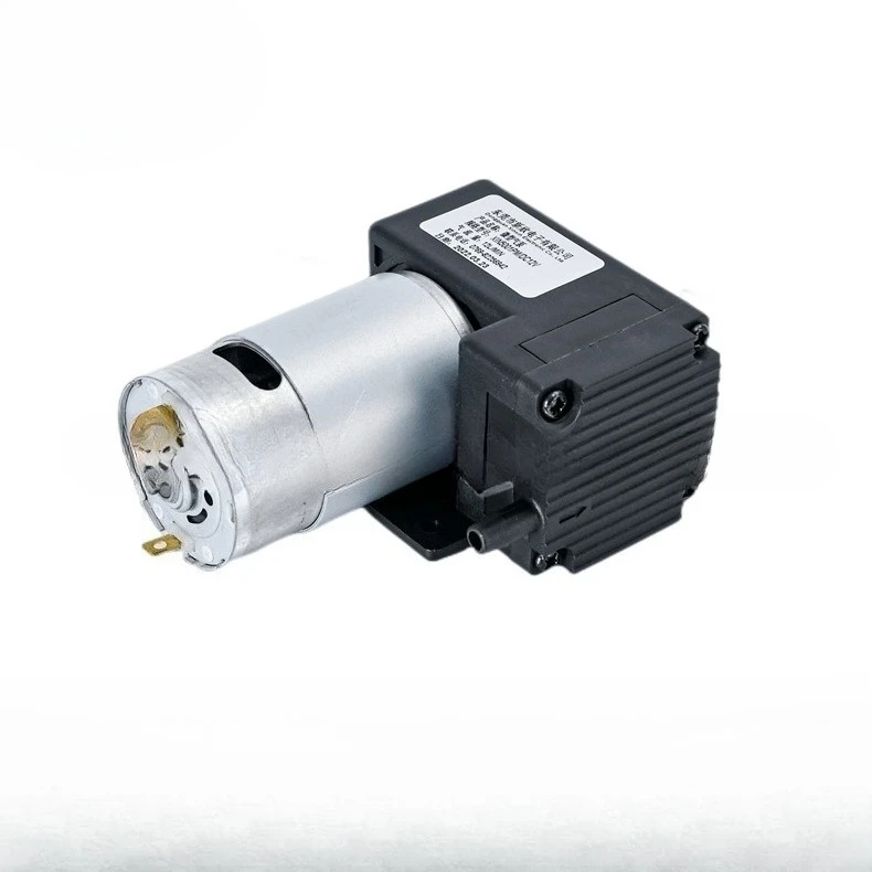 

Миниатюрный вакуумный насос, диафрагменный воздушный насос постоянного тока 12В/24В, вакуумный насос для упаковки с отрицательным давлением, бесшумный, 555