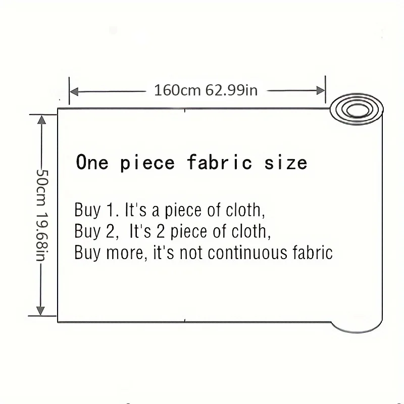 قطعة واحدة مقطوعة مسبقًا 62.9 × 19.68 بوصة قماش شبكي من التول المخملي على الوجهين