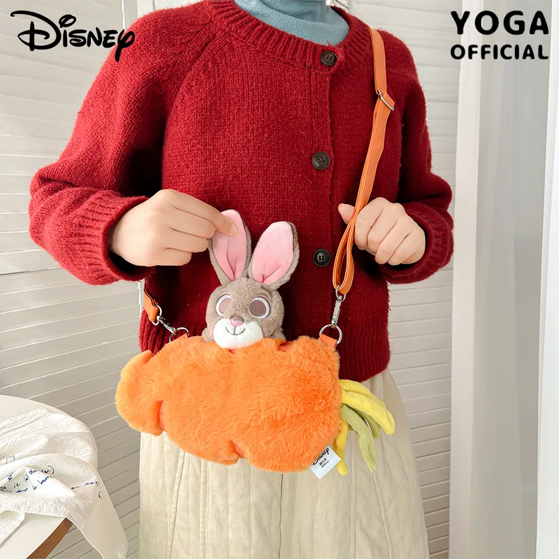 حقيبة ديزني زوتوبيا كروس بودي جوديث لافيرن هوبس كارتون دمية متعددة الوظائف حقيبة تخزين هدية عيد الميلاد والكريسماس