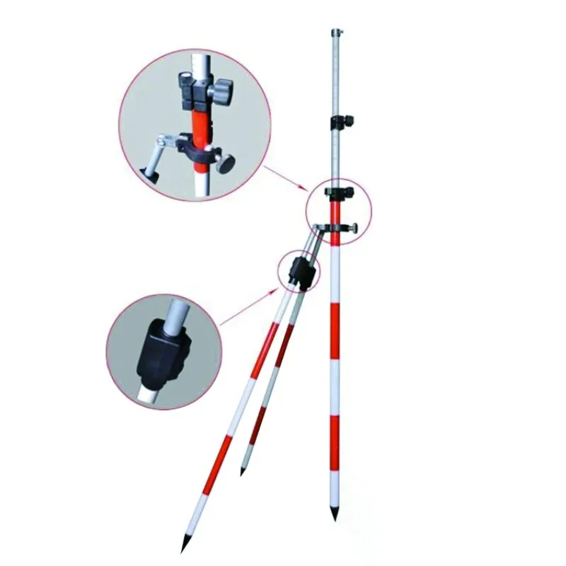 

2024 In Stock New Optional Surveying Instrument Bipod For Prism Pole Hot Sale