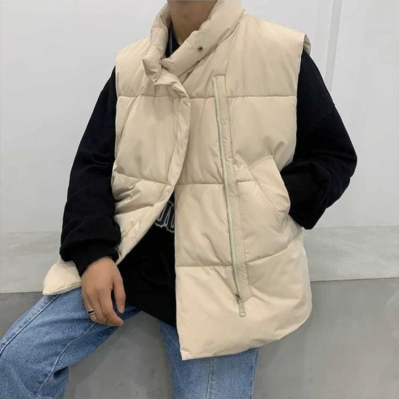 

Men's Thermal Cotton Vest Oversized Winter Layering Piece Plus Size Warm Coat for Outdoor Activities​