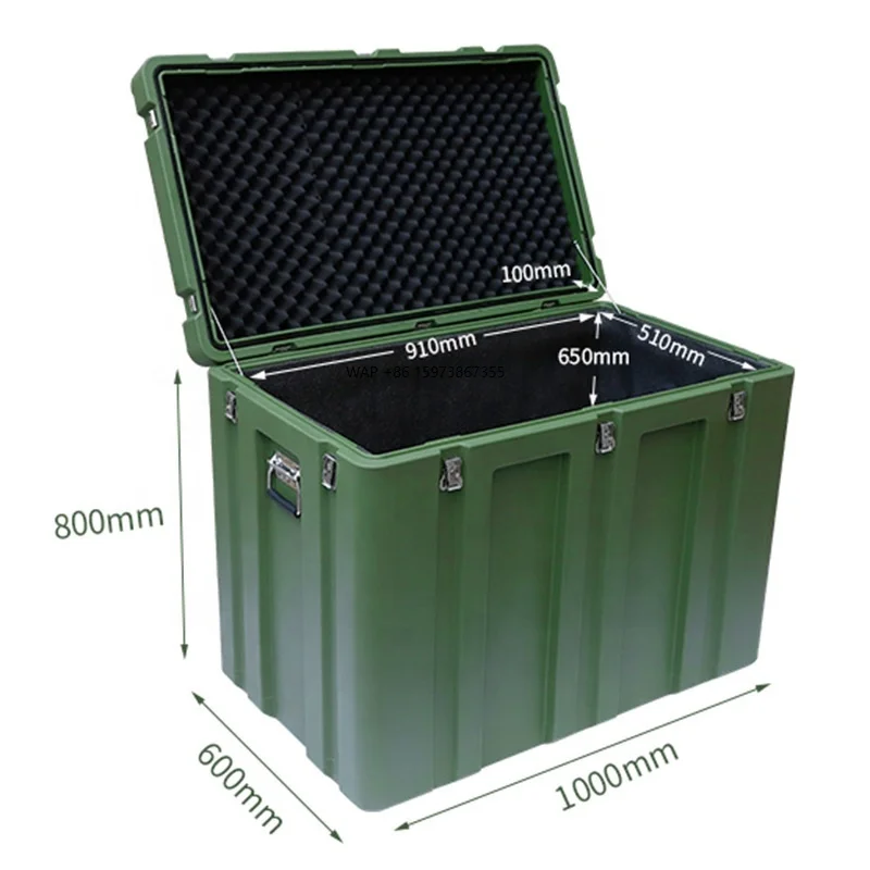 

Transit Cases Roto Molded Plastic Pe Material Truck Tool Box Storage case Replace of Iron Tool Box