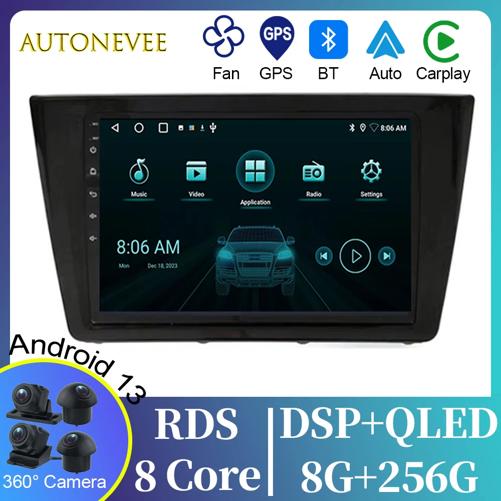 For Dongfeng XiaoKang DFSK Glory 580 5G WIFI Car Android Auto Radio GPS Navigation Head Unit Multimedia Video Player No 2din DVD