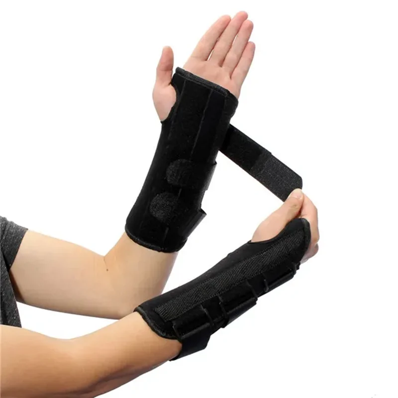 Wristband Hand Wrist Guard Support Brace Splint Carpal Tunnel Arthritis Sprain Right/Left Gym Strap Pain Relief Wrap Bandage