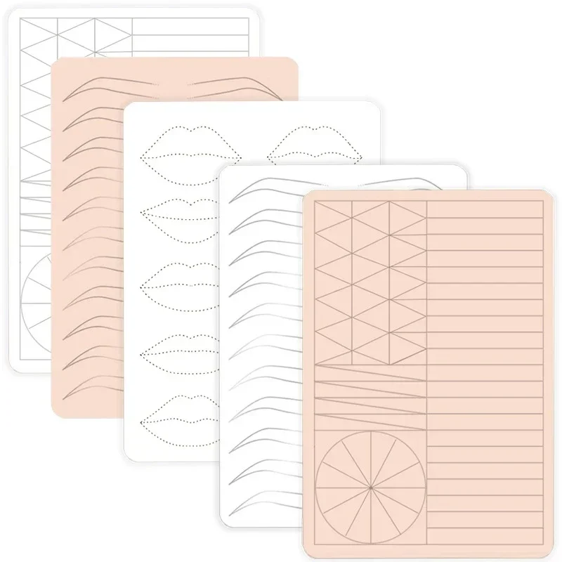 

Microblading 2 Side Thick Tattoo Eyebrow & Lips Practice Skin No Ink Required Permanent Makeup Training For Beginner Tattoo Tool