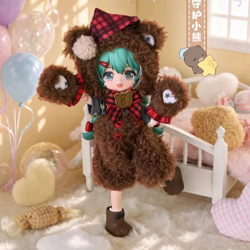 Genuine BLOKEES Hatsune Miku Encounter Vol.2 Fluffy Sweet Dream Party Assembly Blind Box Movable Joint Dress-up Figurine Gift view 6