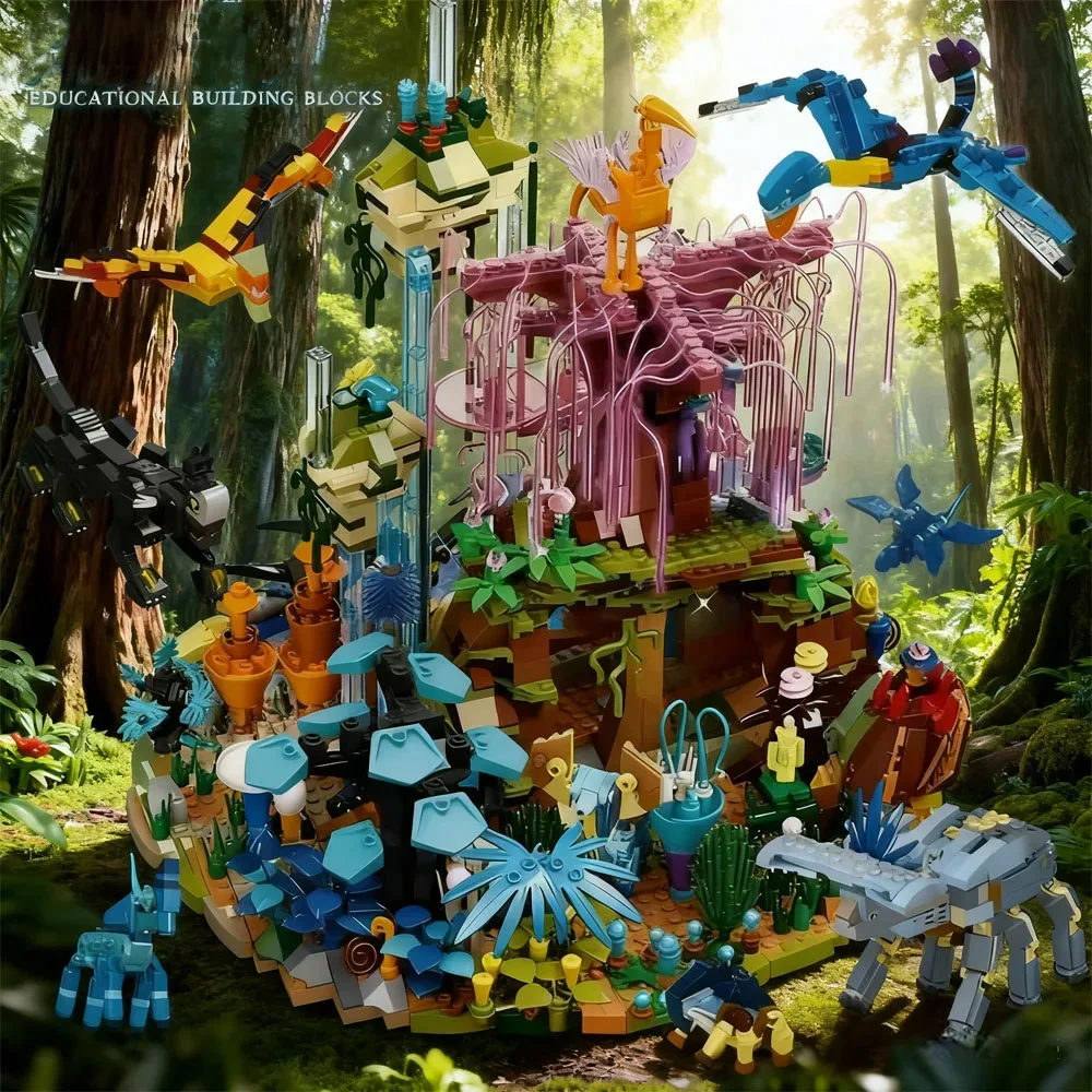 Creative  IDEAS The World Building Blocks Bricks Ideas Animal World Model Brick Toys Gift for Adults Kid