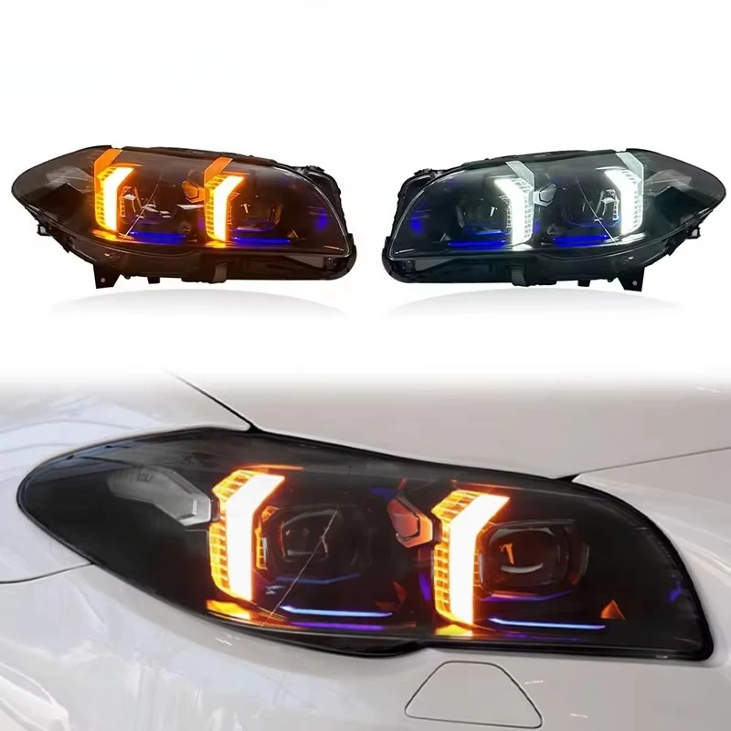

SJC Car Lights For BMW 5 Series F10 F18 2011-2017 Headlights Assembly Modified Front Light LED DRL Headlamp Auto Accessories