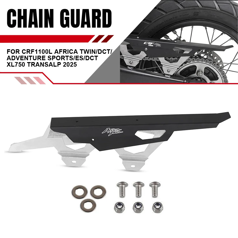 

Motorcycle Chain Guard Cover Sprocket Protector For HONDA CRF1100L Africa Twin/DCT/Adventure Sports/ES/DCT XL750 Transalp 2025