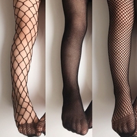 Fashion Fishnet Pantyhose Tights Children Black Net Grid Stocking Stuffers Kids Girls Mesh Stockings