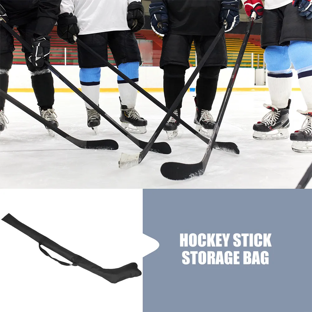 Hockey Stick Bag Professional Grade Oxford Material Secure Racket Fixing Smooth Zipper Quick Wipe Clean Outdoor Hockey Stick Bag