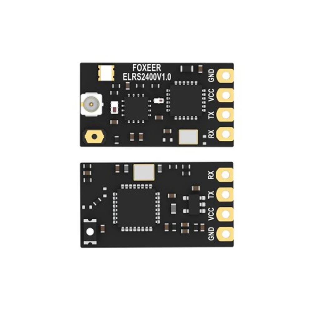 جهاز استقبال Foxeer ELRS 2.4G إشارة إرسال موثوقة PA + LNA مع هوائي T لطائرة سباق RC FPV بدون طيار #6