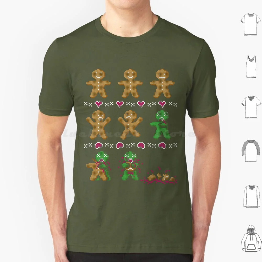Gingerdead Sweater T Shirt Big Size 100% Cotton Christmas Xmas Holiday Holidays…