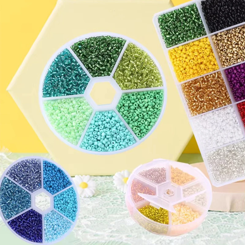 

Оптовая продажа, 2 мм, чешский стеклянный бисер, коробка для ремня, набор очаровательных бусин, бусины-разделители Rondelle для DIY браслета, ожерелья, изготовления ювелирных изделий
