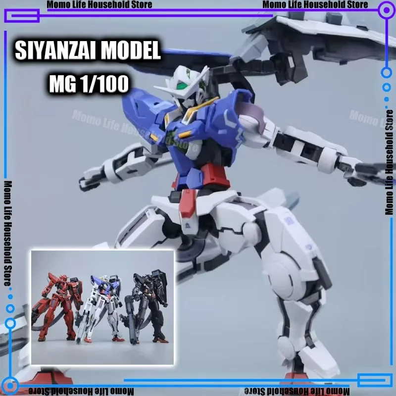 

Новая модель SIYANZAI 1/100 MG Gn-001 Exia I, наборы моделей для сборки, пластиковые наборы скелетов, аниме, экшн-фигурка робота, пластиковая модель, игрушки