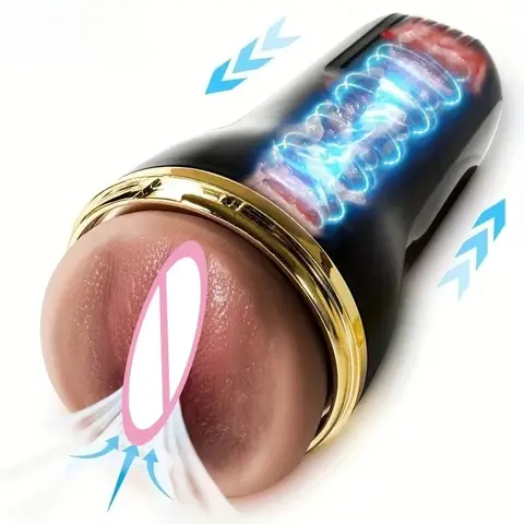 Automatic Male Masturbator 3D Realistic Internal Texture Vacuum Suction Pocket Pussy Stroker Blowjob Penis Pump Sex Toys for Men