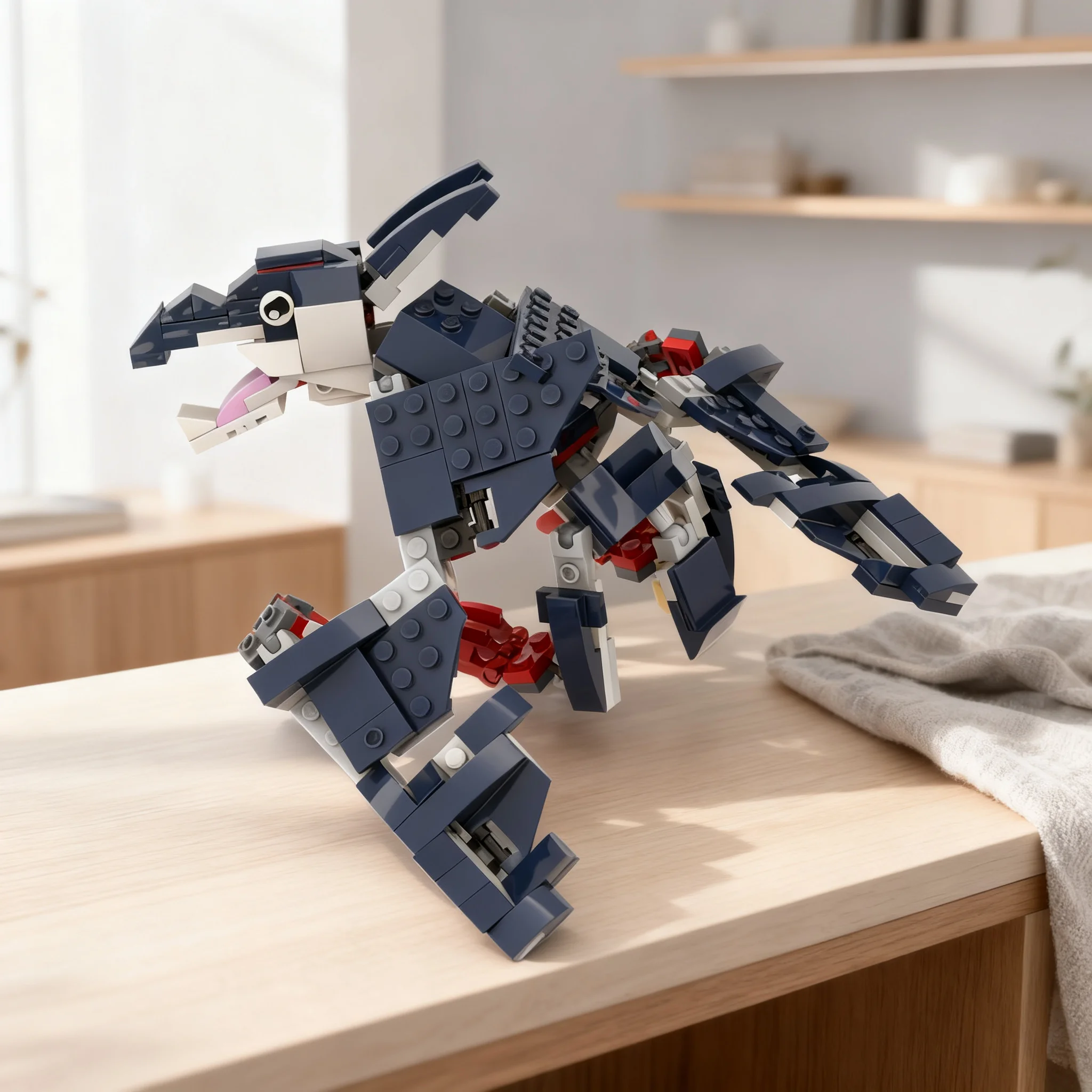 217pcs MOC Rodan 31088x2 Deep Sea Creatures Alternate Build Creator Model Building Blocks Construction Christmas Gifts Idea