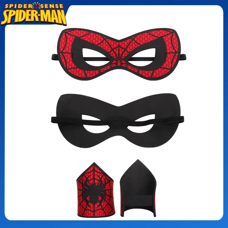 أقنعة سبايدرمان للأطفال للأطفال، قناع تنكر للهالوين، قناع سبايدرمان الخارق، واقي المعصم للأولاد والبنات، هدايا عيد الميلاد التنكرية