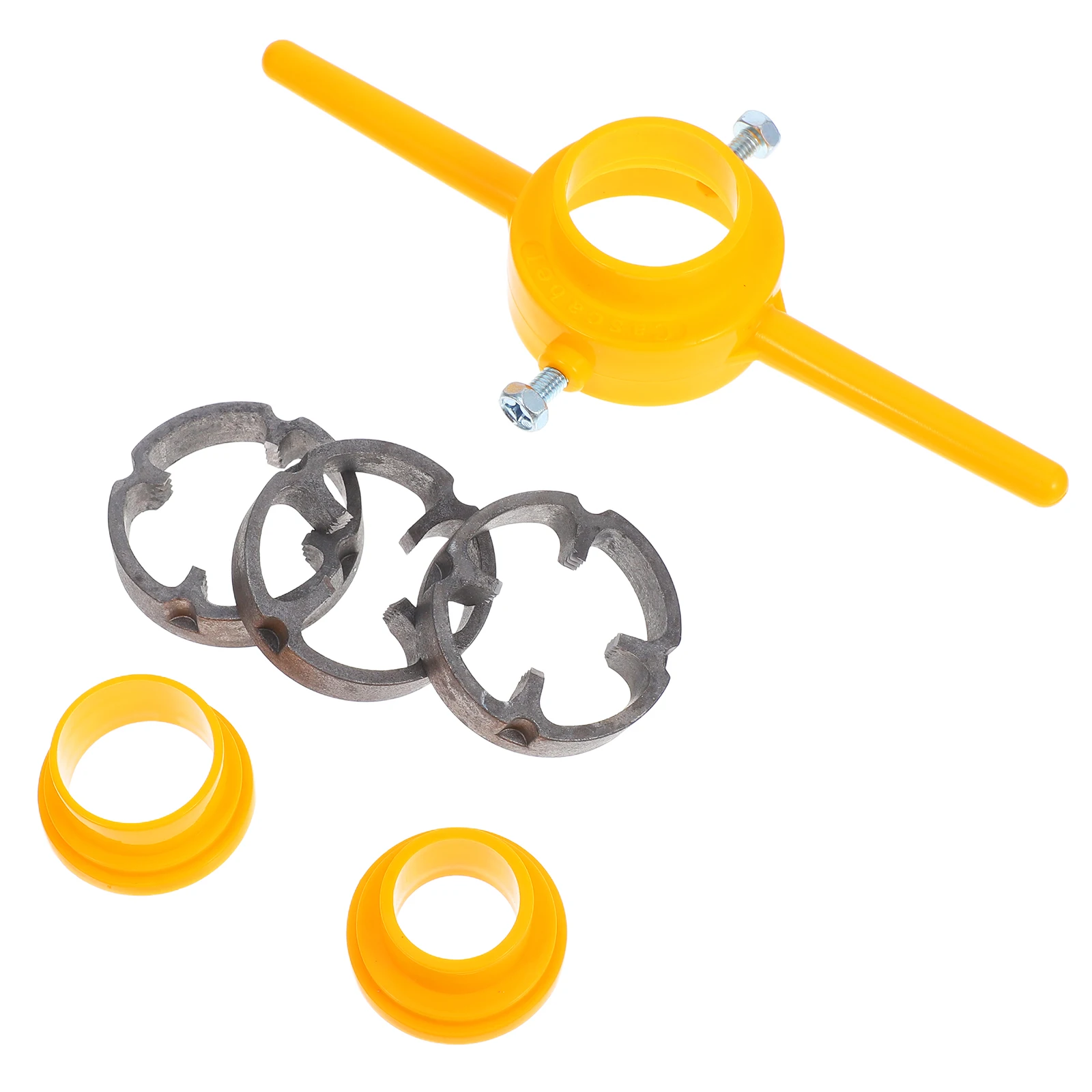 

1 set Pipe Water Pipe Threader Tools Kits Die Wrench Threader PVC Threading Tool Tool Tools Set Plumbing Tap Accessories