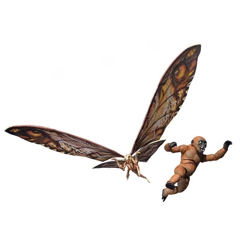 Bandai – figurine authentique SHM Godzilla Vs Kong: le nouvel Empire Suko & MOTHRA (2024), modèle d'action, jouets, ornements, cadeau pour enfants