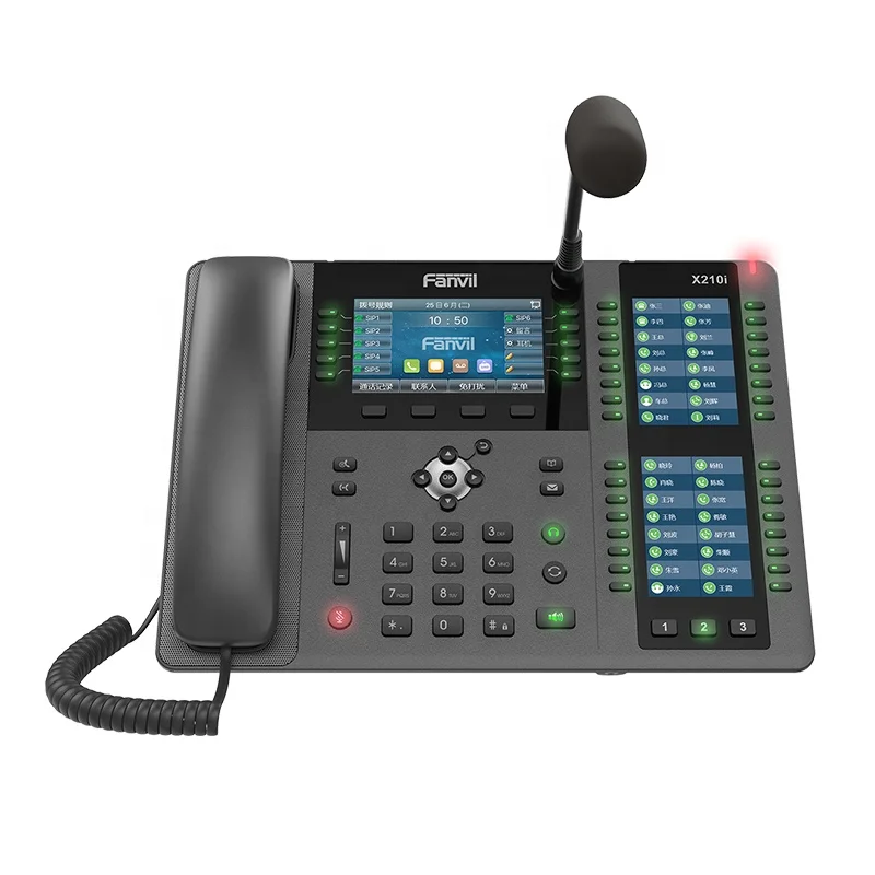 High-end Enterprise IP Phone 20 SIP Lines POE Supports High Quality