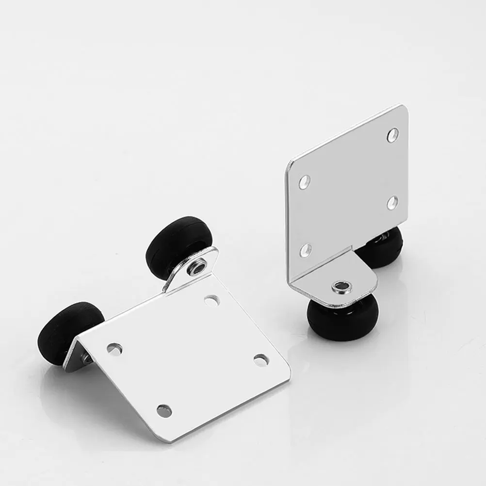 

1 set 1 Set Sliding Glass Door Roller Window Wardrobe Pulley Metal Bearing Durable Smooth Sliding Pulley Cabinet Door Roller Kit